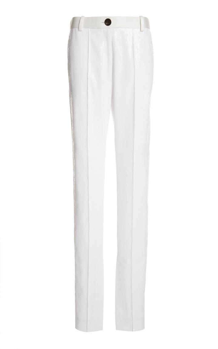 Moda Operandi Peter Do Slit-detailed Cady Skinny Pants