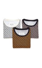 Maison Margiela Set-of-three Printed Cotton T-shirts