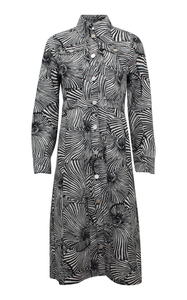 Moda Operandi Baum Und Pferdgarten Arden Button Down Denim Dress Size: 34