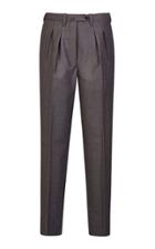 Giuliva Heritage Collection Husband Wool Flannel Tailored Trousers