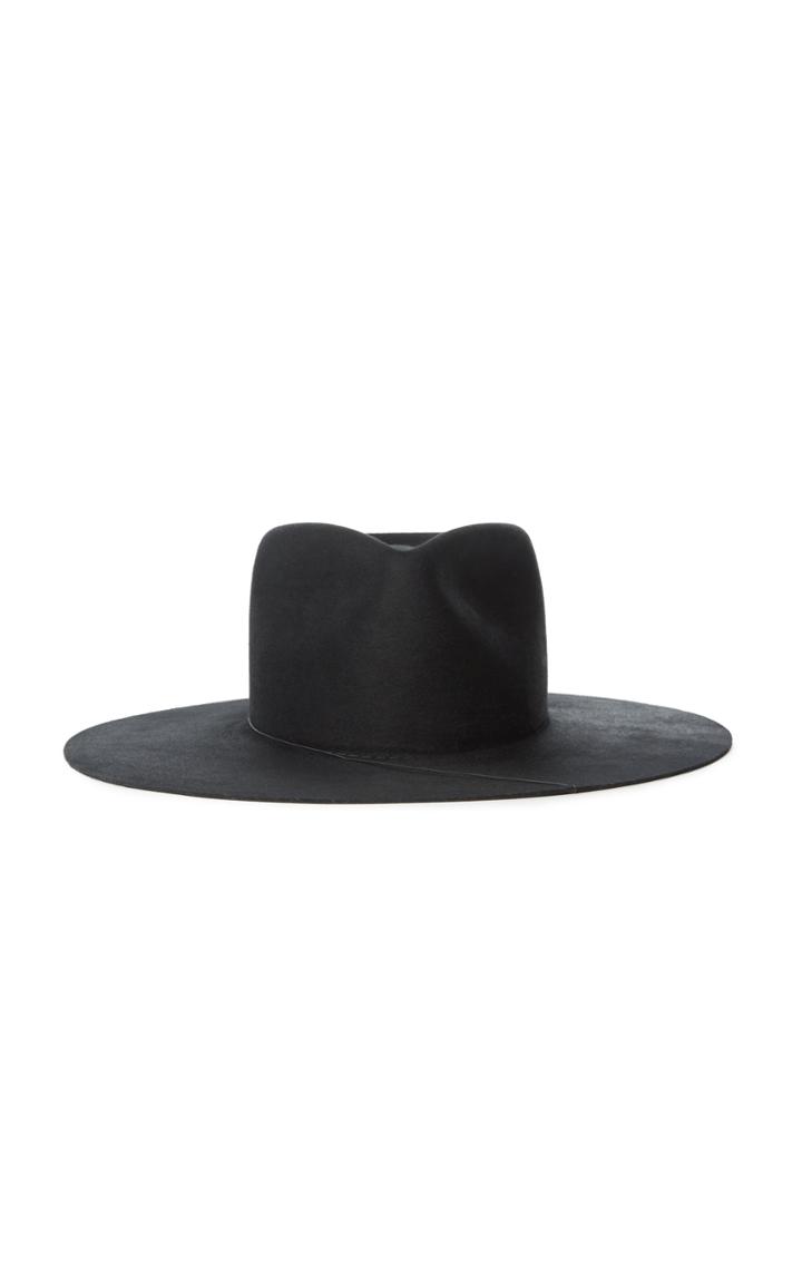 Janessa Leone Ruby Wool Wide-brim Hat