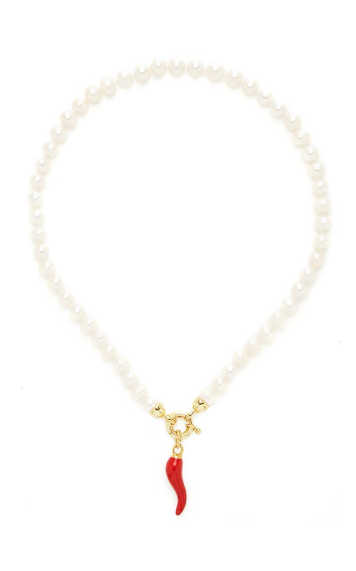 Timeless Pearly Freshwater Pearl Chilly Necklace