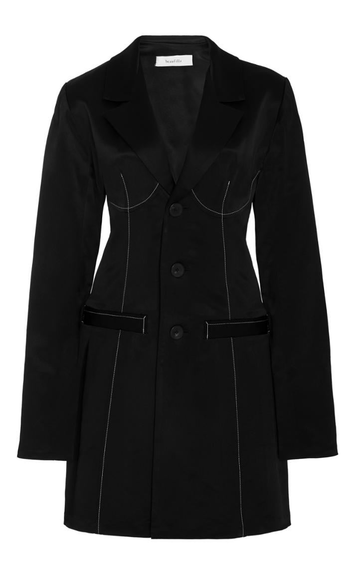Beaufille Stitched Satin Alecto Blazer