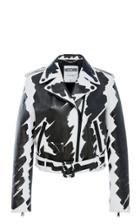 Moschino Printed Leather Jacket