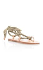 The Palatines Helica Satin Cord Lace Up Sandal