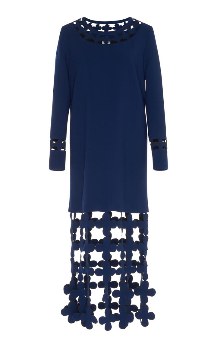 Huishan Zhang Lillydrop Long Sleeve Dress