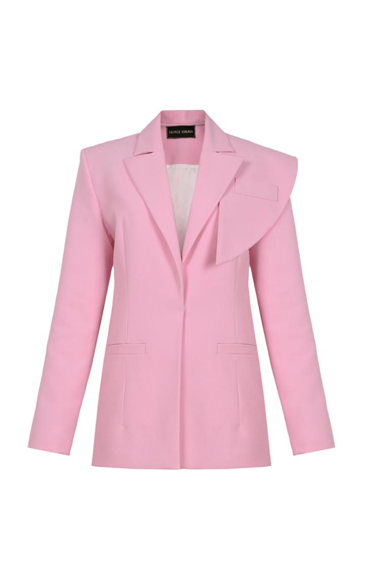 George Keburia Asymmetric Tailored Blazer