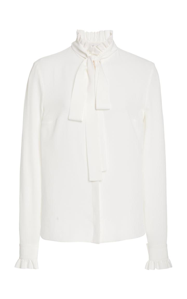 Moda Operandi Michael Kors Collection Pussy-bow Silk Blouse