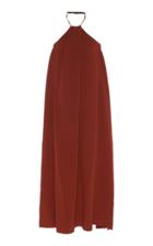Moda Operandi Victoria Beckham Chain-embellished Crepe Halter Dress Size: 6