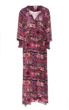 Chufy Cusco Printed Wrap-effect Broadcloth Maxi Dress