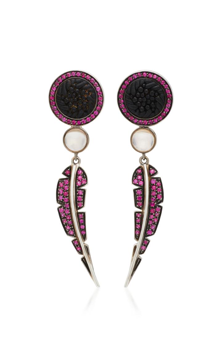 Francesca Villa One-of-a-kind Diavolo Rosso Earrings