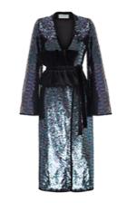 Rasario Peplum Detail Sequin Dress