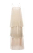 Greta Boldini Laurelie Pleated Tulle Gown