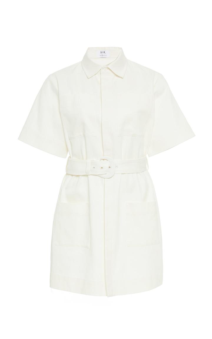 Moda Operandi Sir The Label Sabine Button Down Mini Dress Size: 0