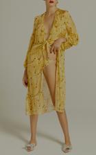 Adriana Degreas Muse Print Triangle Bikini With Ties And Ruffles