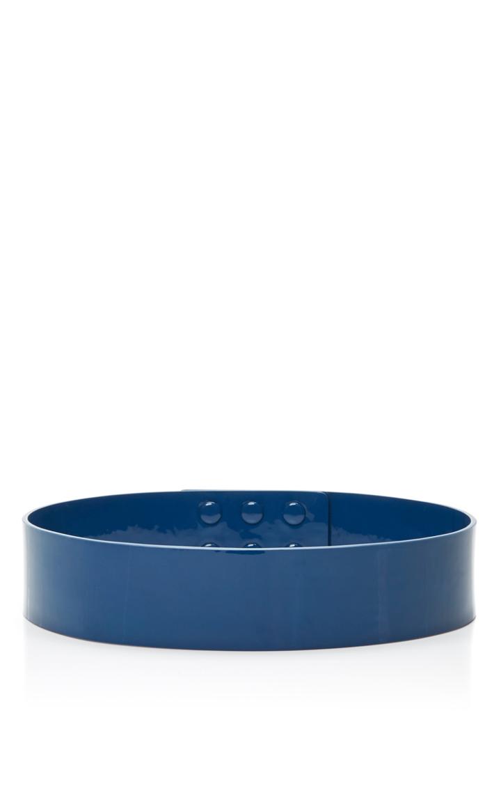 Paule Ka Wide Patent Leather Belt