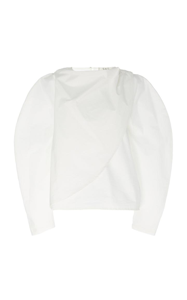Sea Draped Blouse