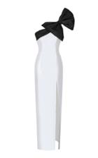 Moda Operandi Rasario Bow-embellished Silk Gown Size: 42