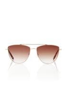 Garrett Leight Zephyr 57 Gold-tone Sunglasses