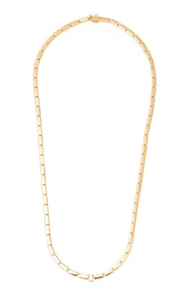 Maria Canale 18k Gold Bar And Diamond Necklace
