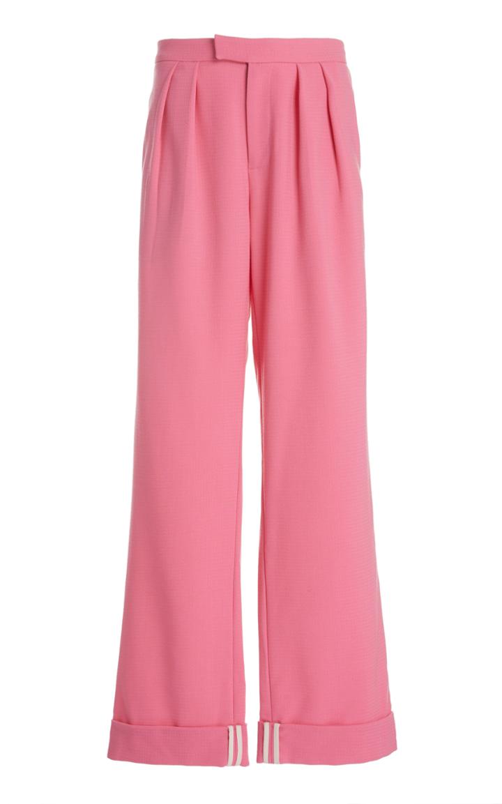 Moda Operandi Maggie Marilyn I'll Be There By Your Side Wool Straight-leg Pants