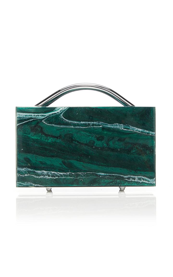 L'afshar Eugene Marbled Resin Bag