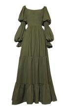 Moda Operandi Andres Otalora Pradera Tiered Ruffle Silk Dress