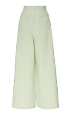 Delpozo Linen Canvas High-rise Midi Pants
