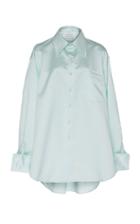 Matthew Adams Dolan Oversized Silk-satin Shirt