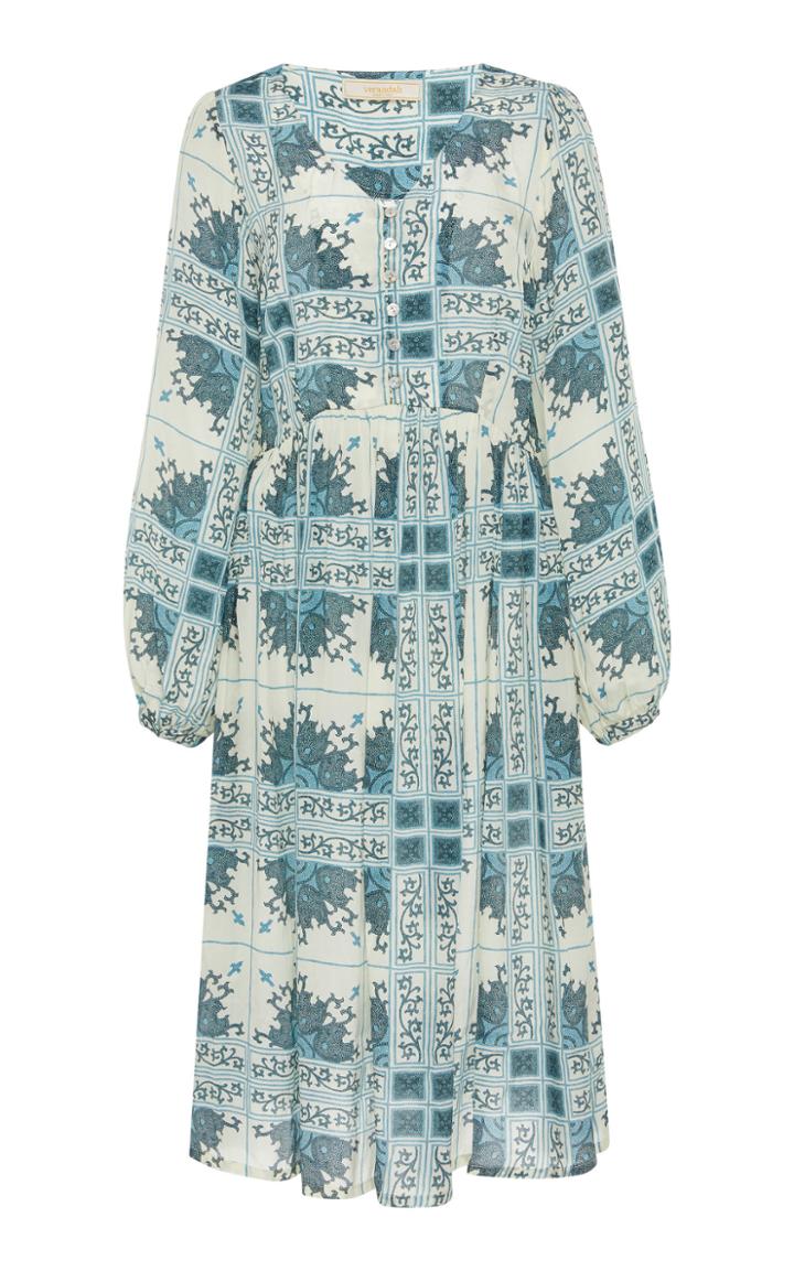 Verandah Button Down Midi Dress