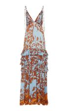 Johanna Ortiz Exclusive Unforgettable Scene Printed Gauze Maxi Dress