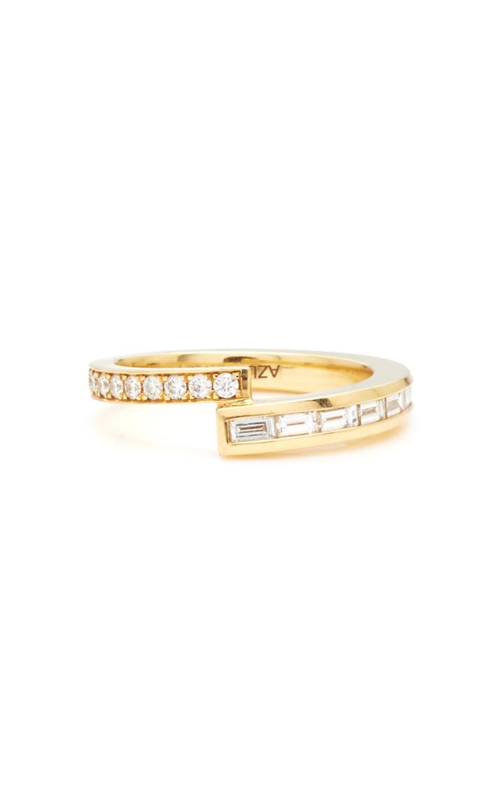 Moda Operandi Azlee Pave And Baguette Diamond Band Size: 5