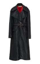 Marni Embossed Leather Trench Coat