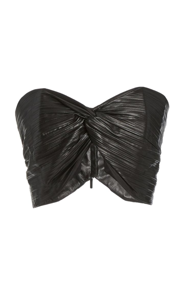 Moda Operandi Gabriela Hearst Andrea Leather Top