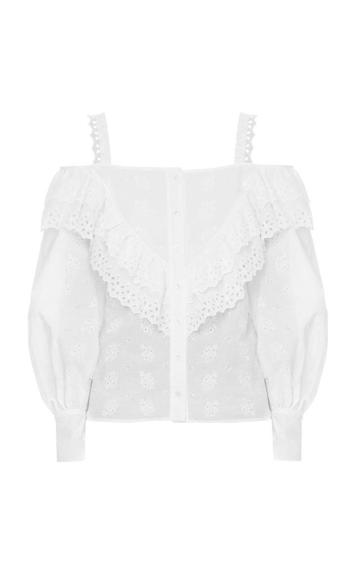 Flow The Label Eyelet Off The Shoulder Top