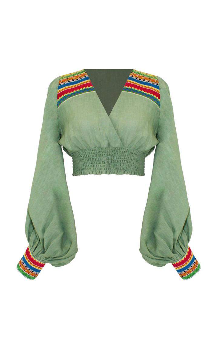 All Things Mochi Cora Linen Top