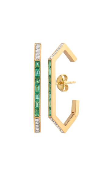 Moda Operandi Emily P. Wheeler 18k Yellow & White Gold Hexagon Ear Cuffs
