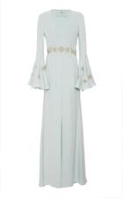 Cucculelli Shaheen Lanterna Silk Crepe Gown