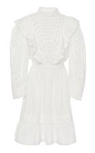 Moda Operandi Sea Victoria Ruffled Cotton Mini Dress Size: 00