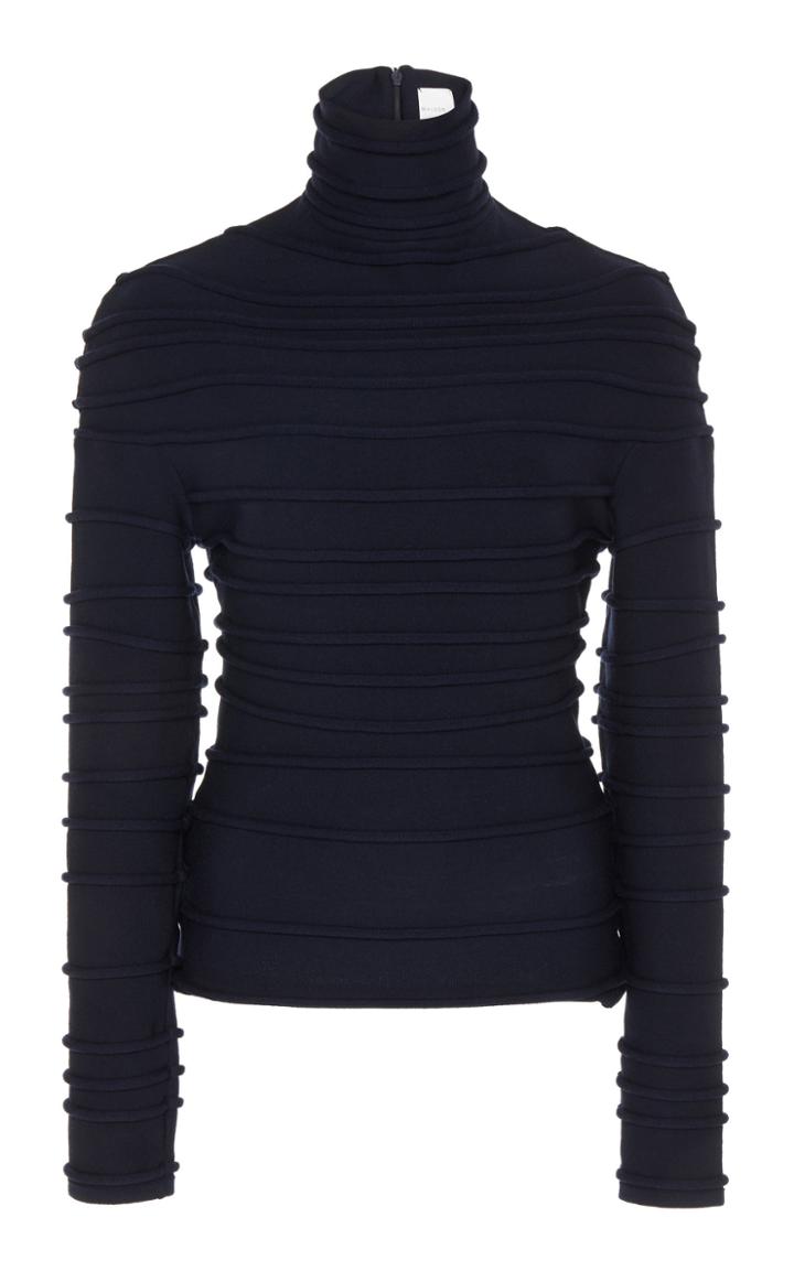 Maison Rabih Kayrouz Wool Knit Turtleneck Sweater