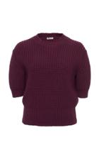 Miu Miu Knit Short Sleeve Sweater