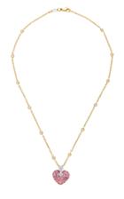Gioia 18k Gold Platinum Sapphire And Diamond Necklace