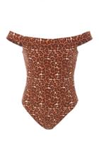 Tropic Of C Nala Off-the-shoulder Swimsuit