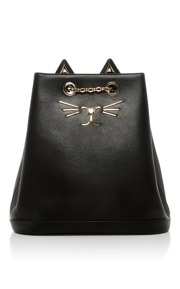 Charlotte Olympia Feline Leather Backpack