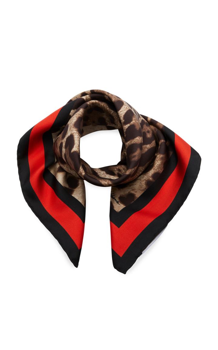 Moda Operandi Dolce & Gabbana Leopard-print Silk Twill Scarf
