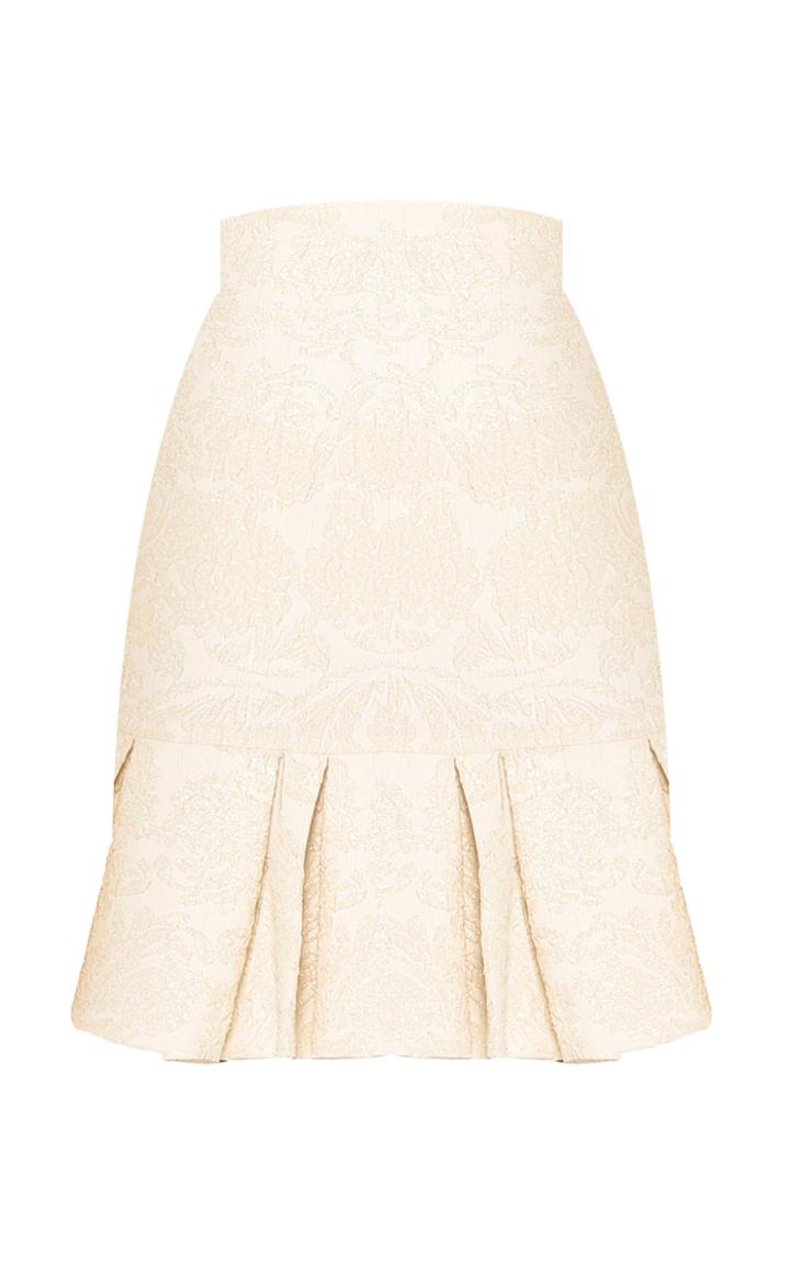 Bambah Cream Ruffle Skirt
