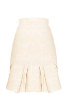 Bambah Cream Ruffle Skirt