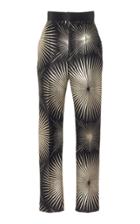 Haider Ackermann Printed Silk-blend High-rise Pants