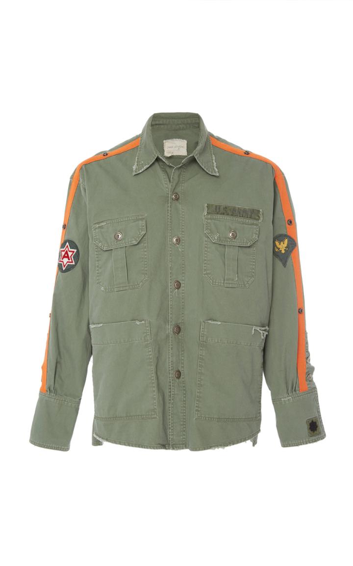 Greg Lauren Cotton Army Shirt