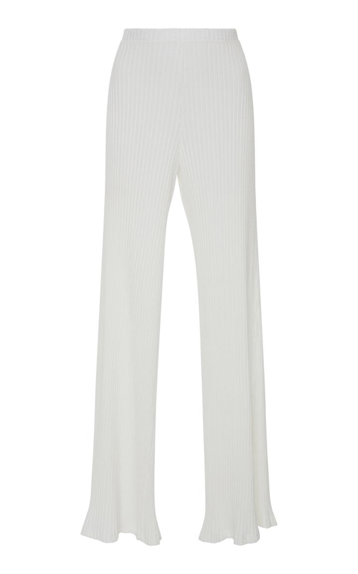 Simon Miller Rian Cotton Stretch Ribbed Pants